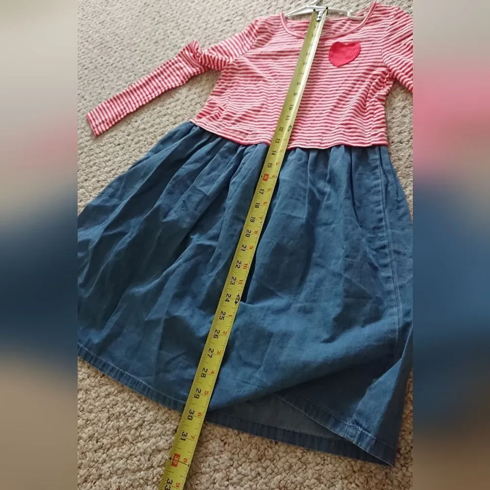 Carter's Striped Chambray Dress size 12